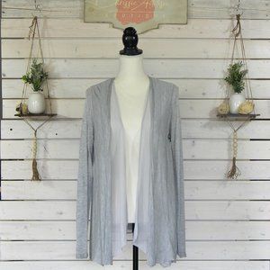 Simply Vera, Vera Wang NWT Cardigan Sweater Grey Size XL